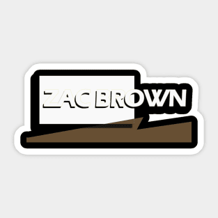 zac brown band Sticker